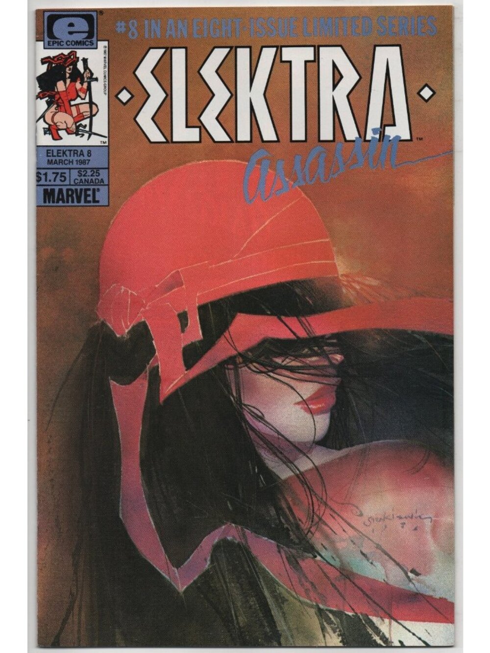 Elektra Assassin 8 Epic Marvel Comics 1987 VF 8.0 Miller Sienkiewicz